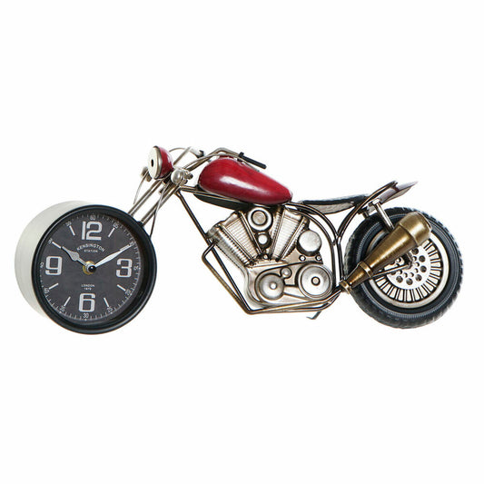 Table clock DKD Home Decor Red Motorbike Vintage